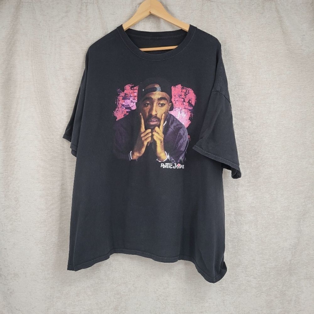 Tupac Poetic Justice Black T-Shirt Tee Unisex 3X